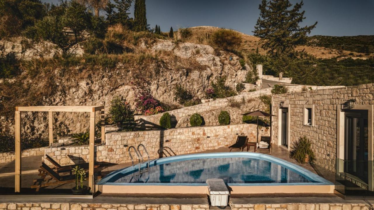 Violet Private Stone Villa Lagopodhon Экстерьер фото